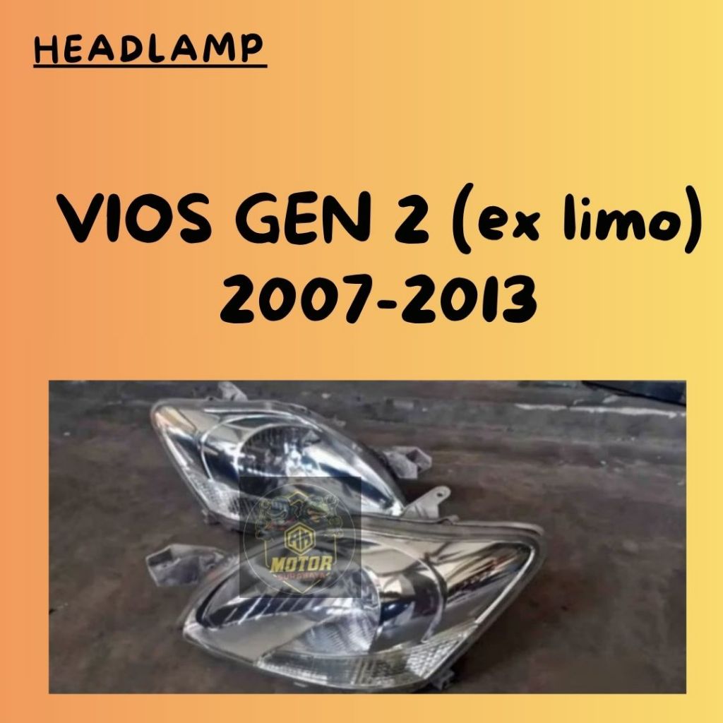 Headlamp Vios Gen 2 (2007-2013)