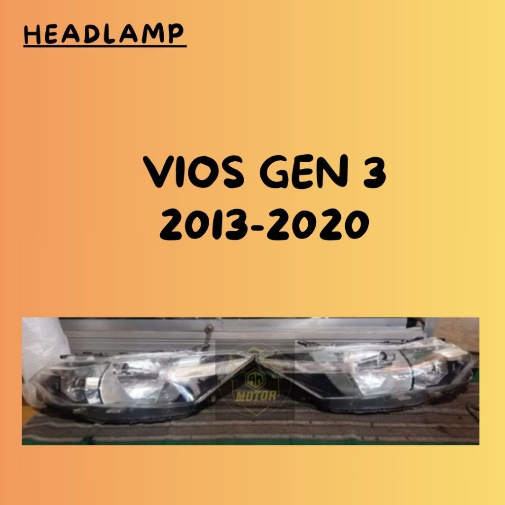 Headlamp Vios Gen 3 (2013-2020)
