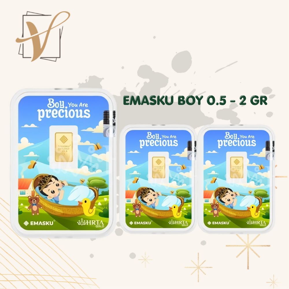 Logam Mulia Emasku Born Boy 0.5 - 2 Gram