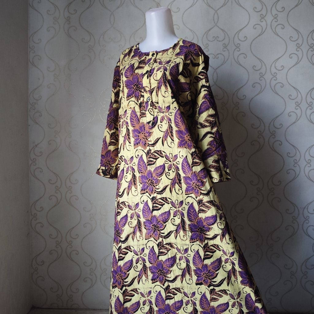 Daster Long Dress LUCYANA - Lengan Panjang