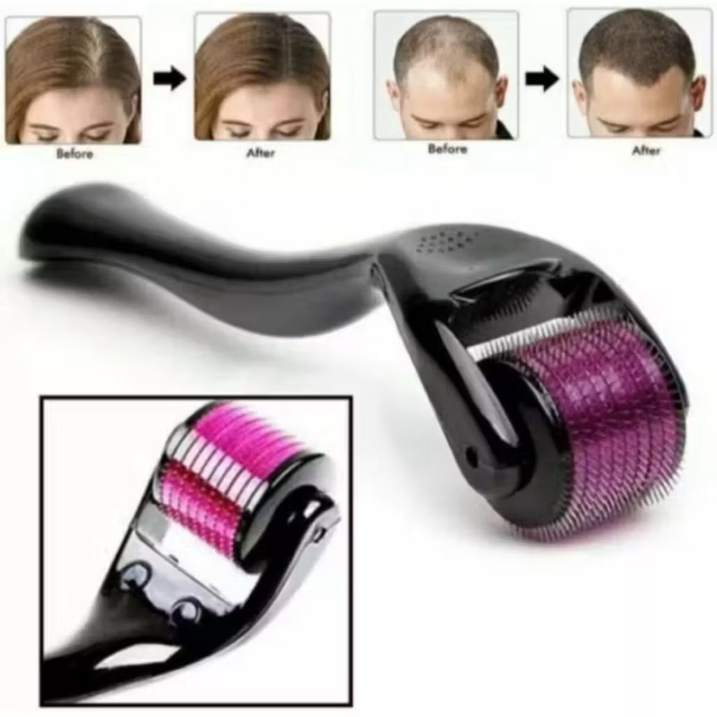 DERMA ROLLER 540 needles (1 mm) alat penumbuh rambut jarum mikro penumbuh rambut