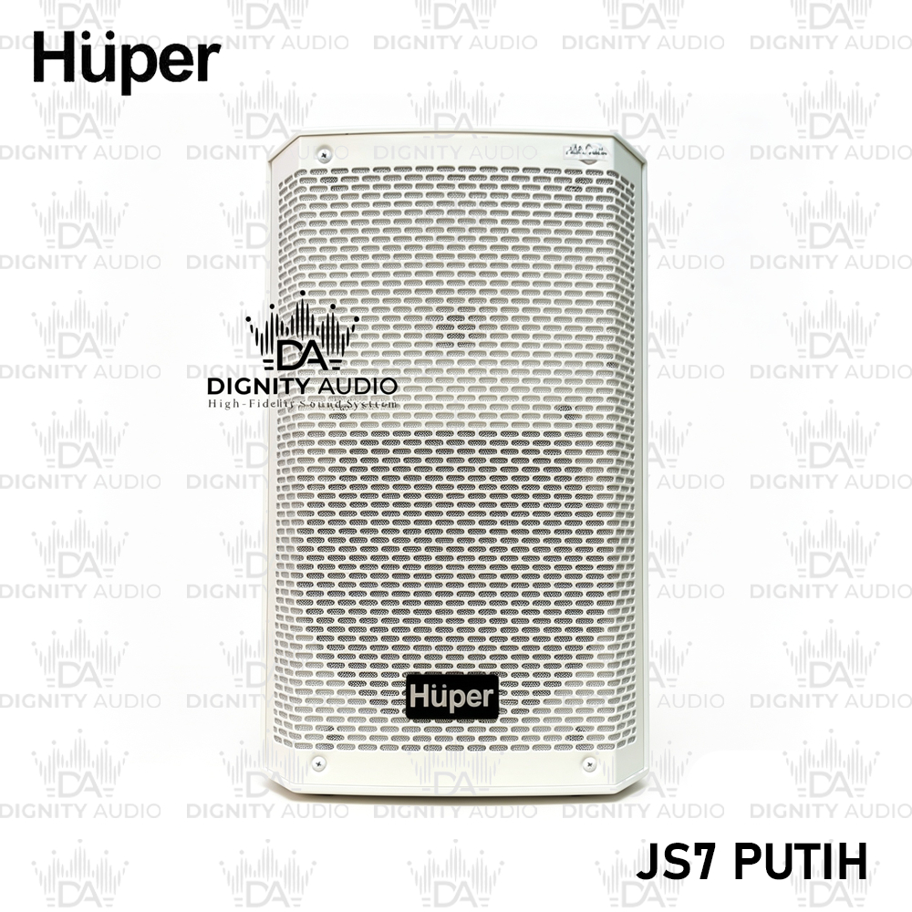 Speaker Aktif 8 Inch HUPER JS7 | JS 7 Warna Putih White Original