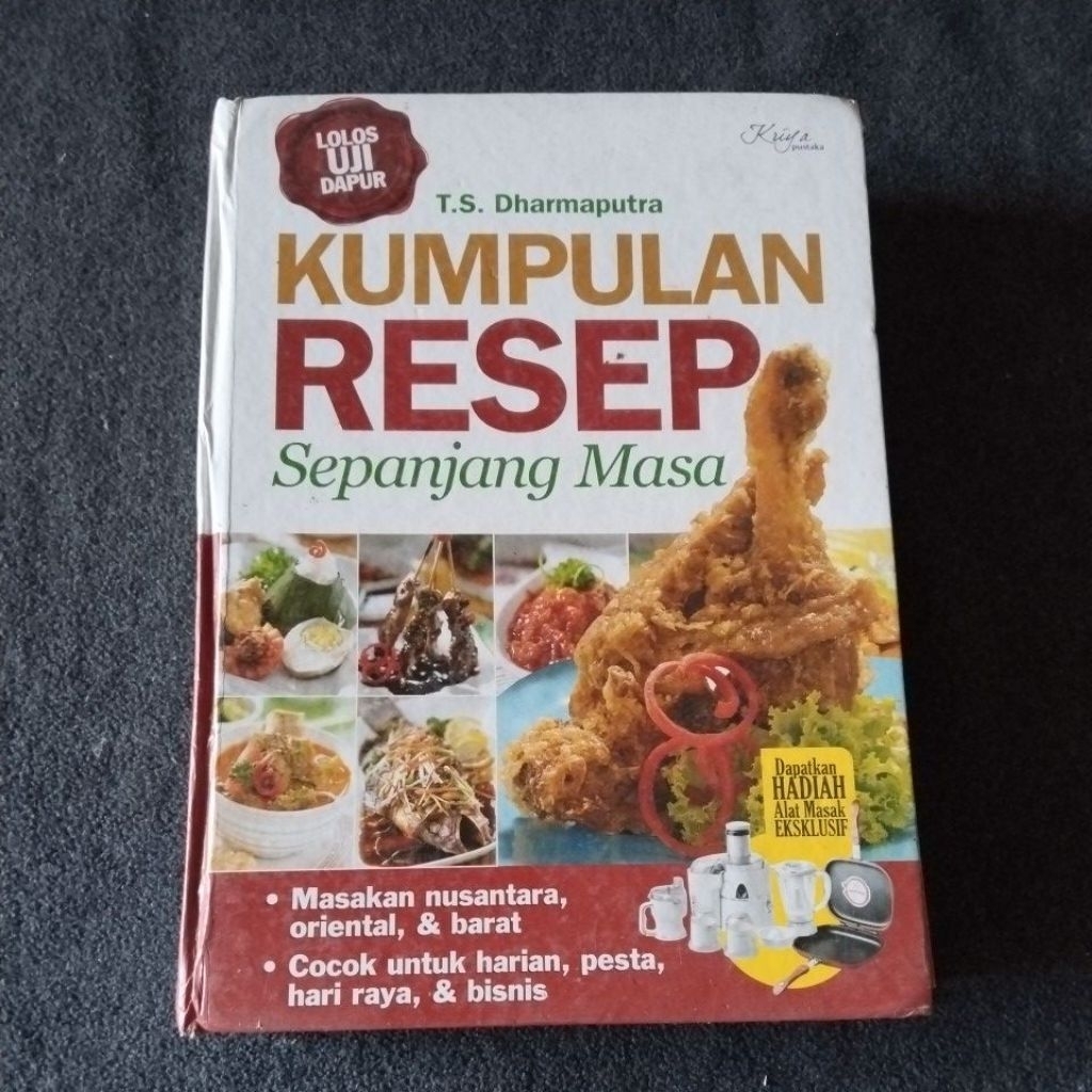 BUKU KUMPULAN RESEP SEPANJANG MASA - T S DHARMAPUTRA
