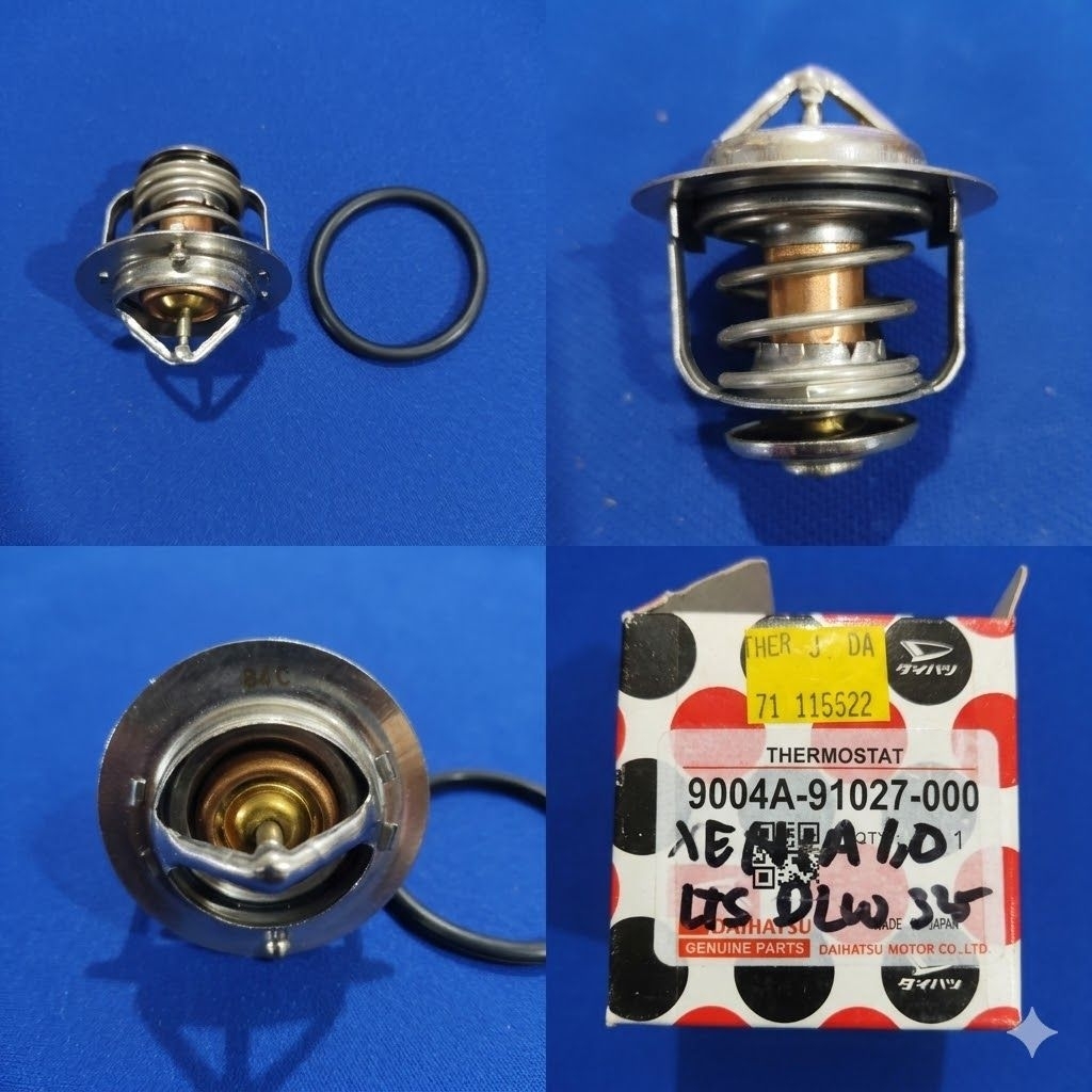 Thermostat Xenia 1.0 Ayla Sigra Original Daihatsu 9004A-91027-000 Thermostat Radiator Mesin