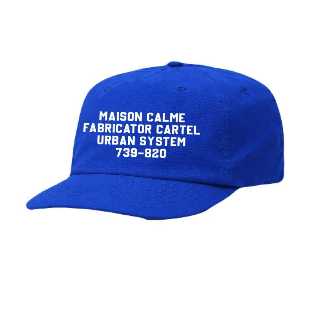 Maison Calme - Racing Blue Snap back - Topi Snapback Unisex