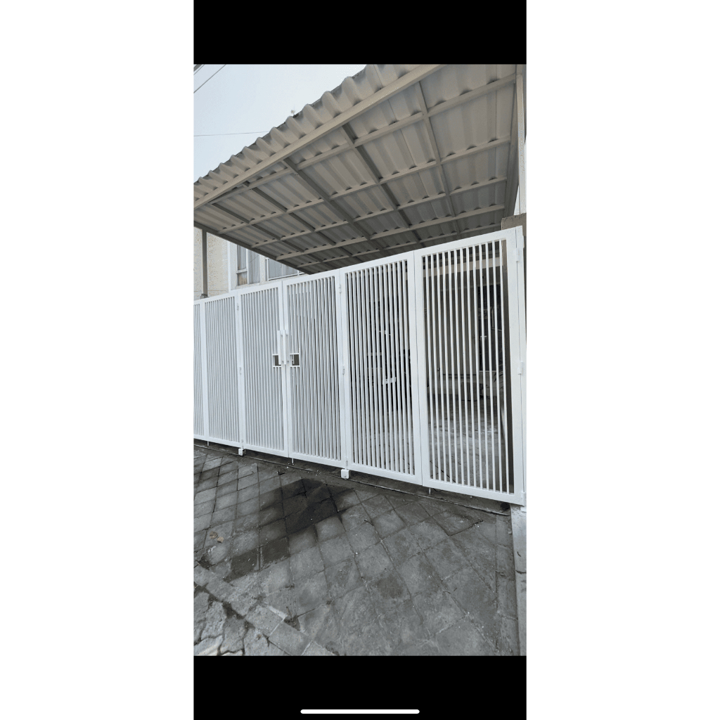 Pagar Rumah Minimalis Modern Model Lipat