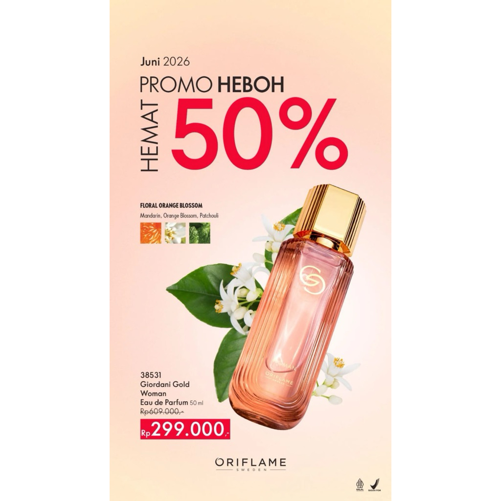 Giordani gold woman eau de parfum Oriflame