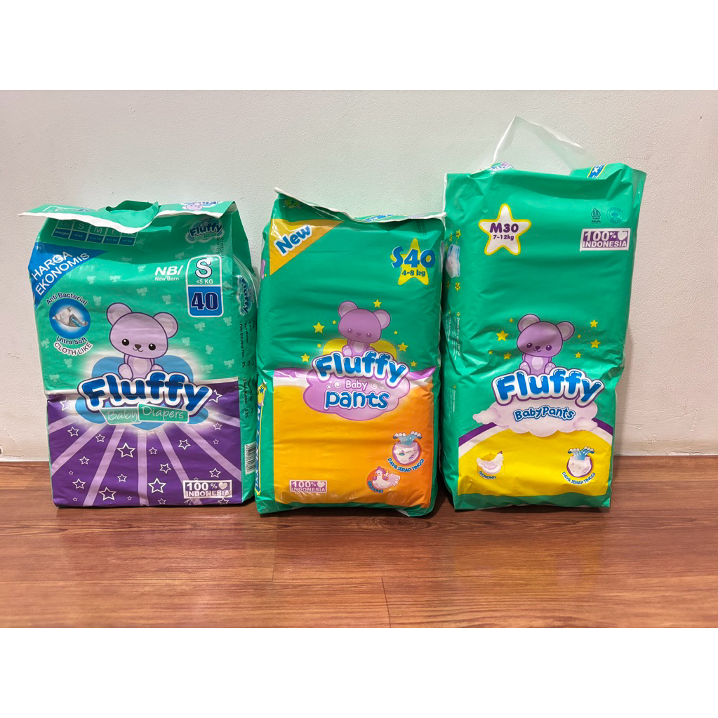Pampers Bayi Fluffy NBS40/S40/M30 (1 ball)