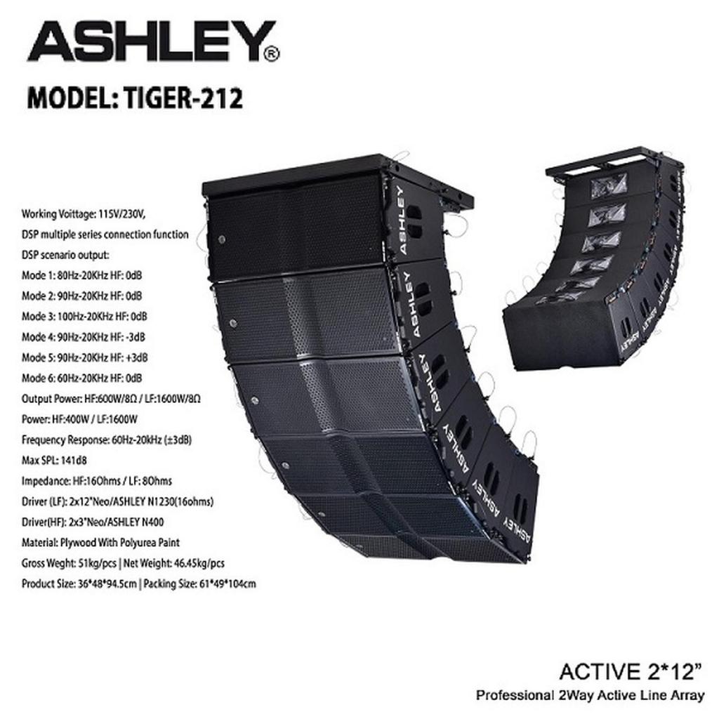 Speaker Aktif Array Ashley TIGER 212 / TIGER 210 / TIGER 112 / TIGER 110 – ORIGINAL ASHLEY TIGER212 / TIGER210 / TIGER112 / TIGER110