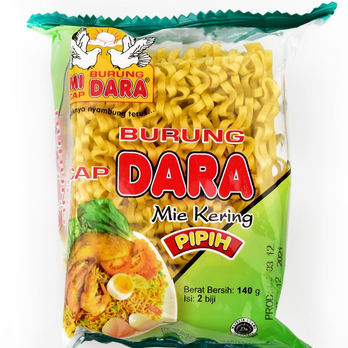 MIE BURUNG DARA PIPIH (HIJAU) 140 GRAM