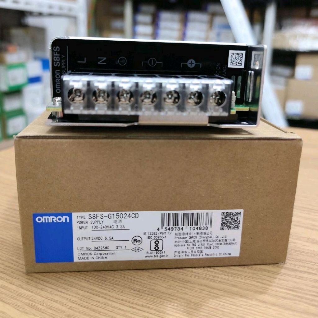 POWER SUPPLY OMRON S8FS-G15024CD 100-240VAC ORIGINAL