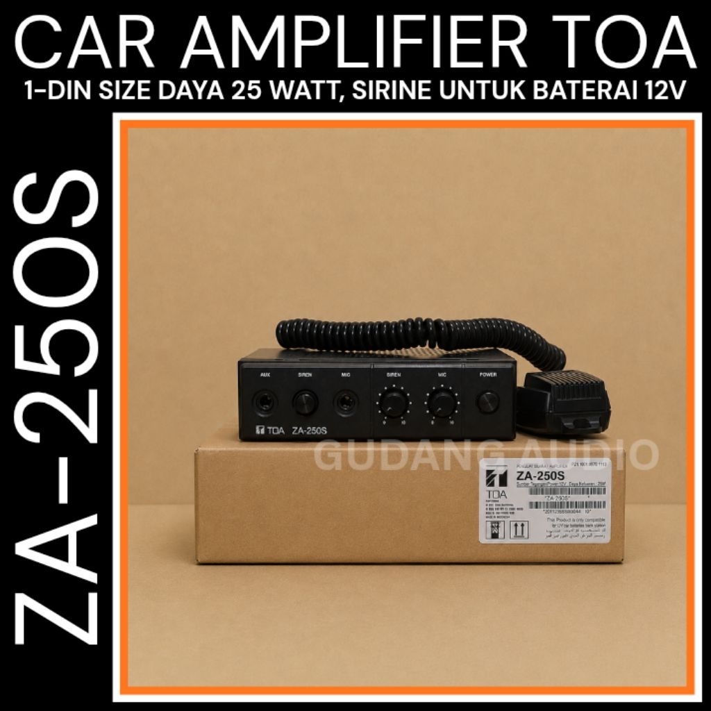 ZA-250S CAR AMPLIFIER ZA-250S AMPLI ZA 250 25 WATT