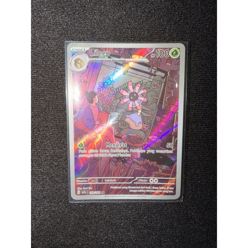 Pokemon Lileep sv7s 168/166 AR