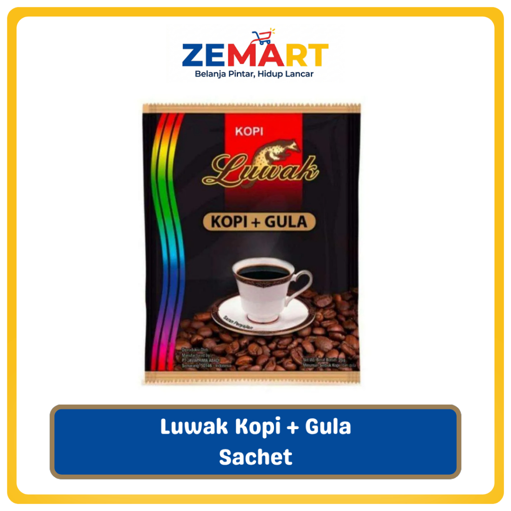 Luwak Kopi Gula Kopi Instan Sachet