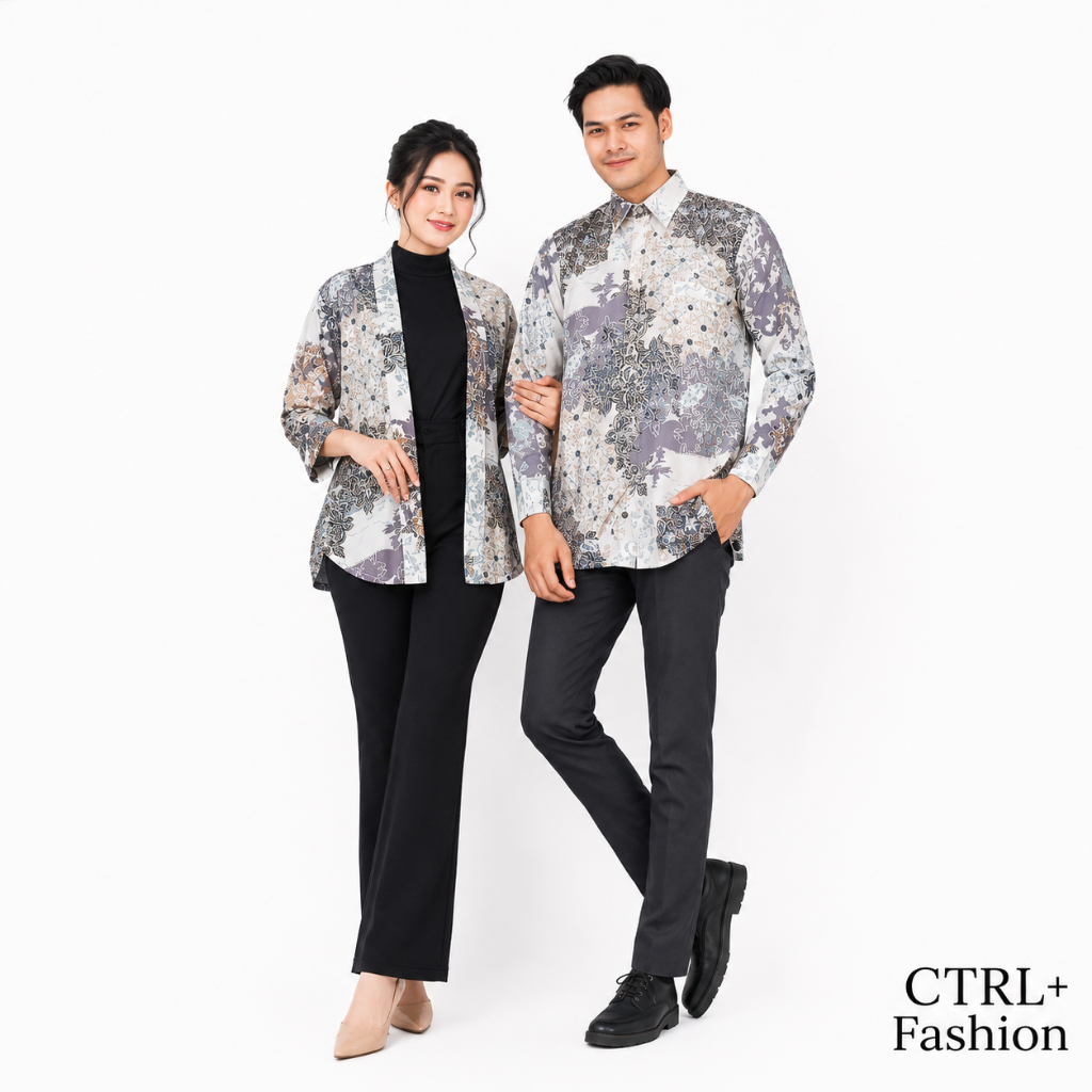 (NEW ARRIVAL) CTRL+_COUPLE BATIK_ COUPLE OUTER DAN KEMEJA_ OUTER BATIK_ OUTER BATIK WANITA_ BLAZER B