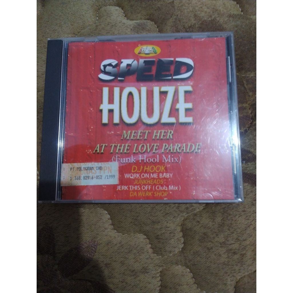 CD Audio Speed Houze (Boulevard International - PT.SSS)