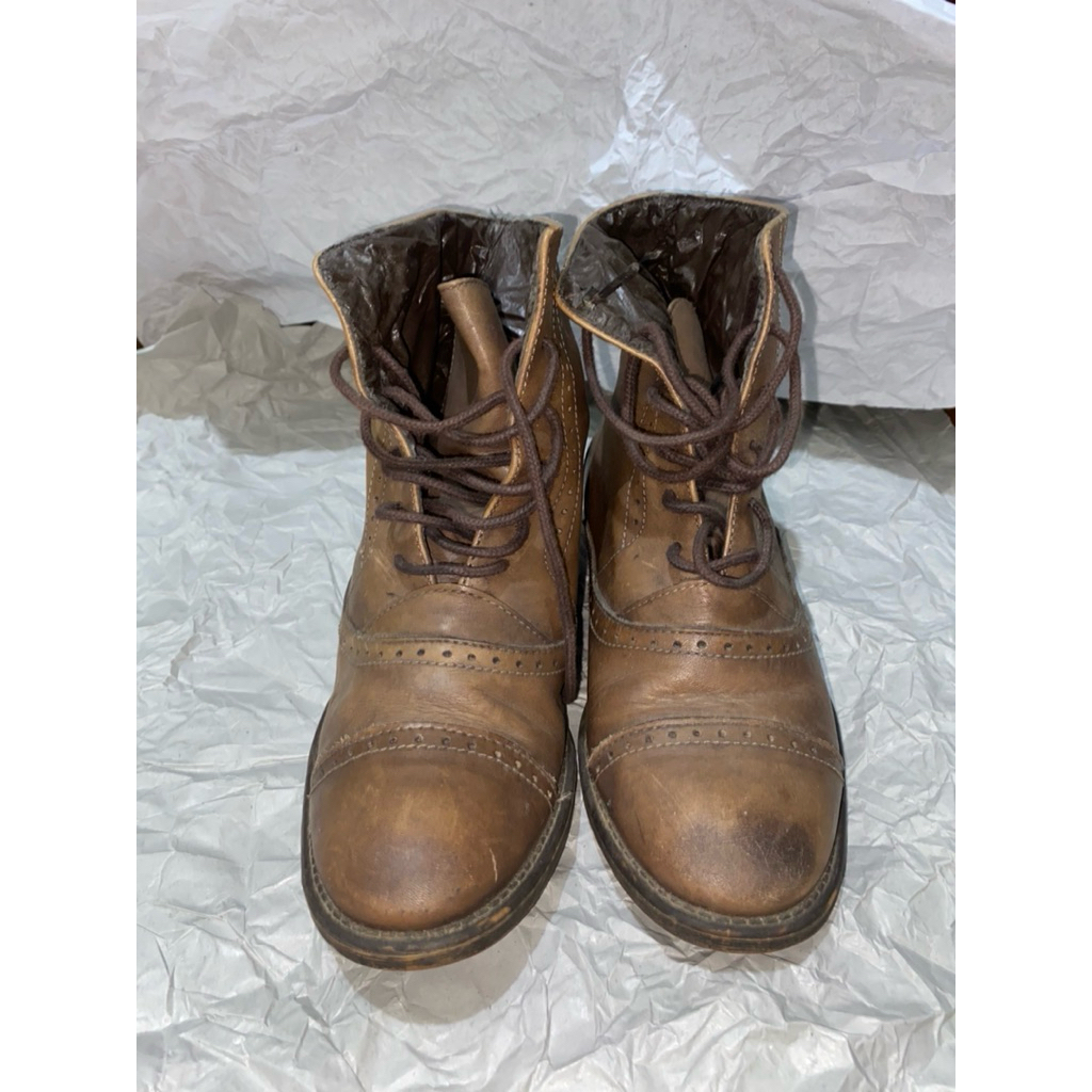 sepatu wanita zara ori preloved sepatu boots wanita modern