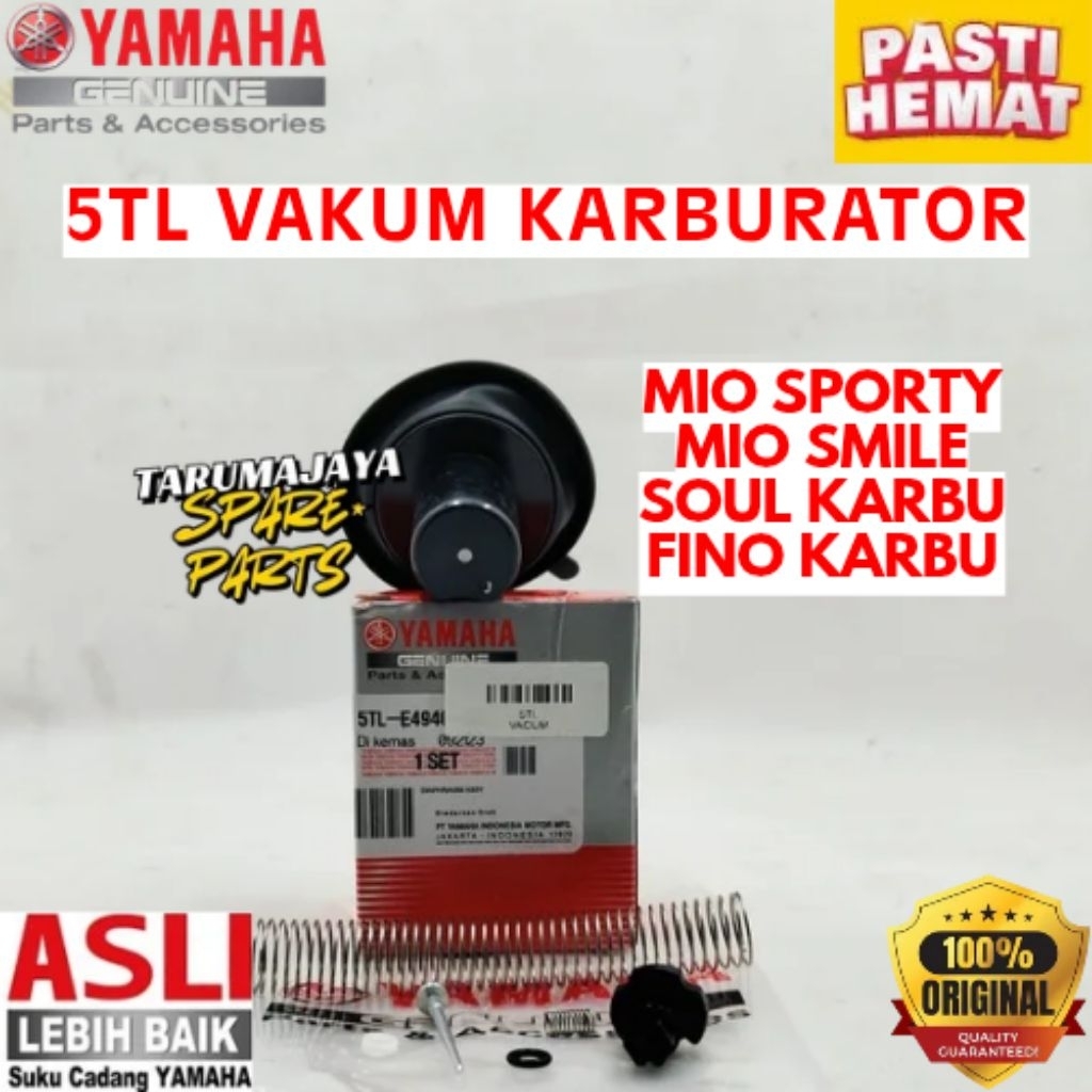 VAKUM KARBURATOR ORIGINAL YAMAHA KODE 5TL, VAKUM KARBURATOR MIO SPORTY, VAKUM KARBURATOR MIO SMILE, 