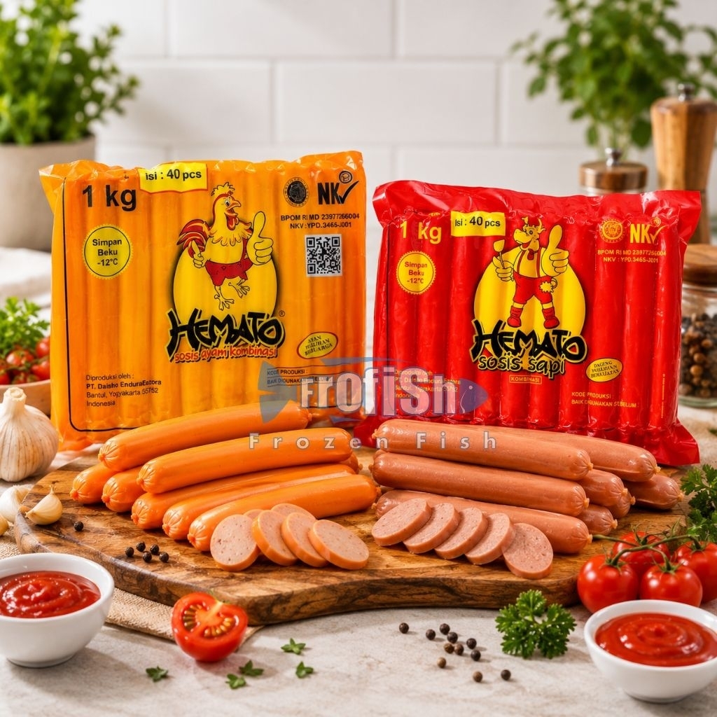 Sosis Ayam - Sosis Sapi Hemato 1Kg
