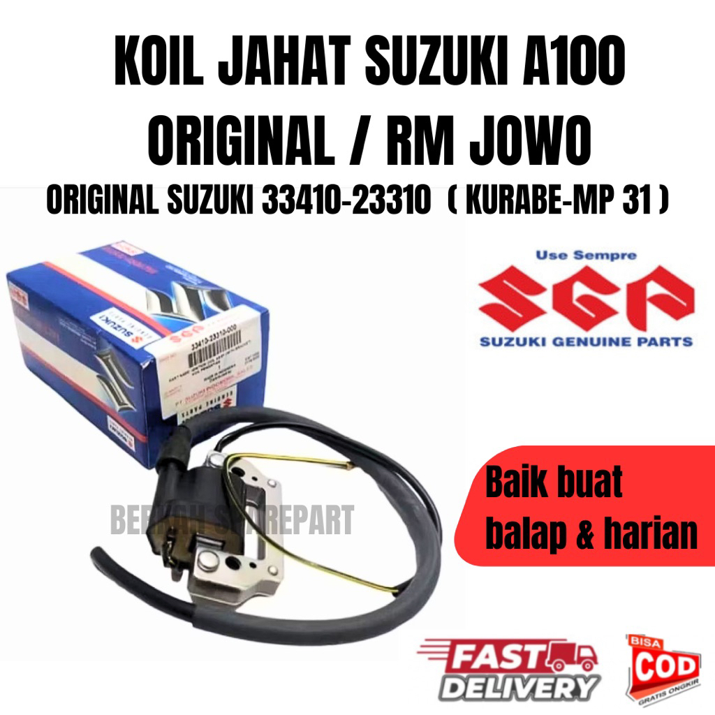 KOIL A100 kabel KUNING-HITAM 100% ORI / Koil RM jowo A100 H kurabe / koil A100 rm jowo Original kode