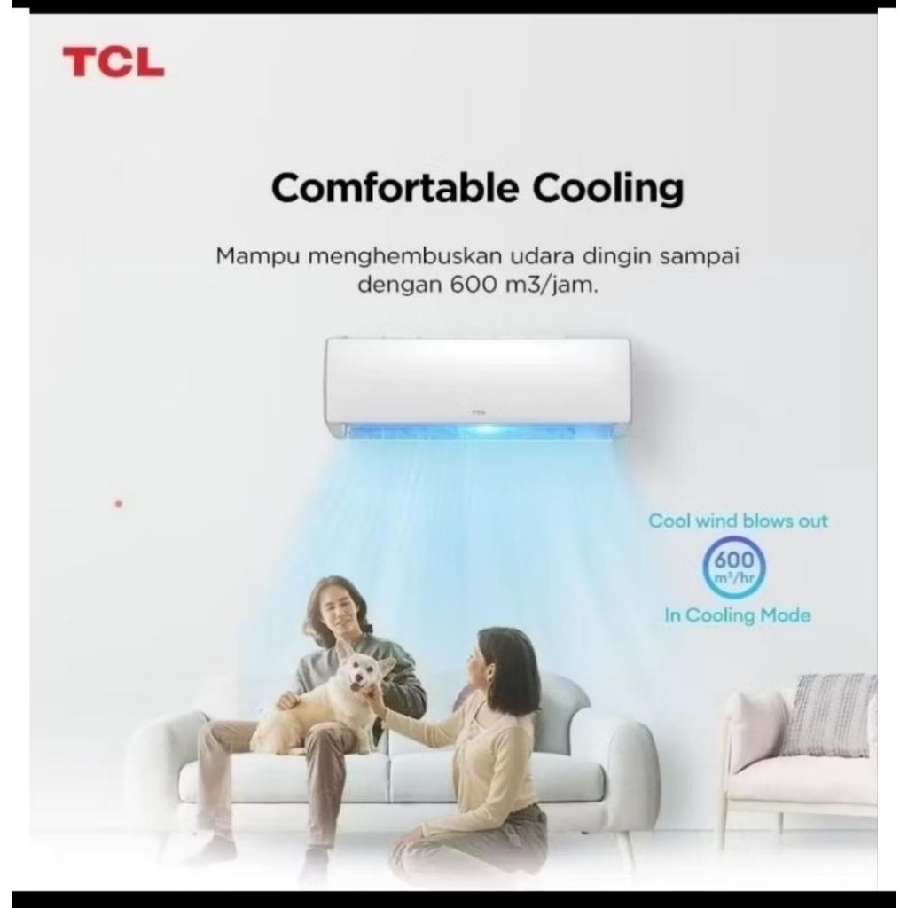 AC TCL 1/2 PK TAC05CSD LOW WATT+ PASANG