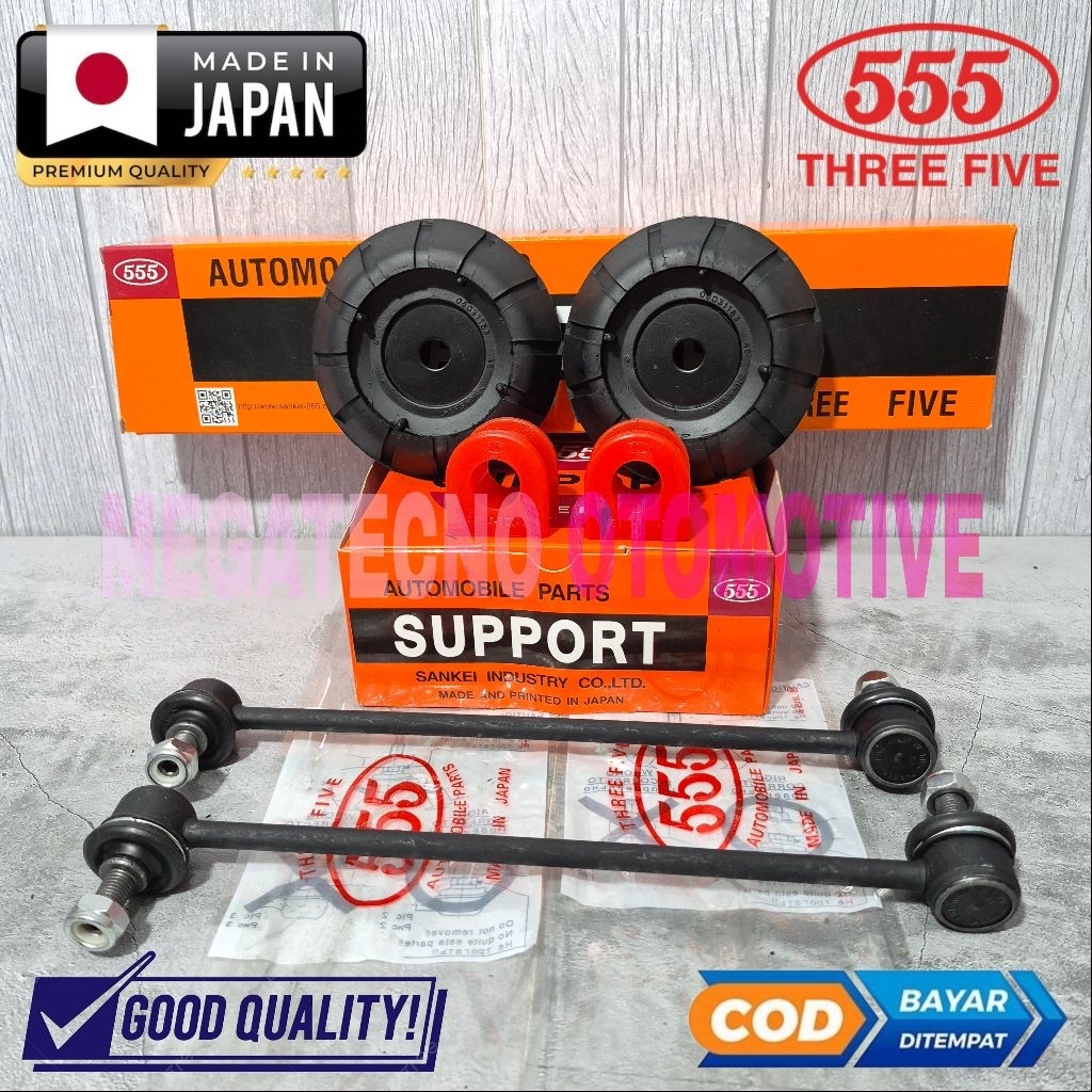 PAKET KAKI KAKI DEPAN SUZUKI ERTIGA LAMA OLD NEW SWIFT SX4 XOVER SPLASH SUPPORT SHOCK 2PCS + LINK ST