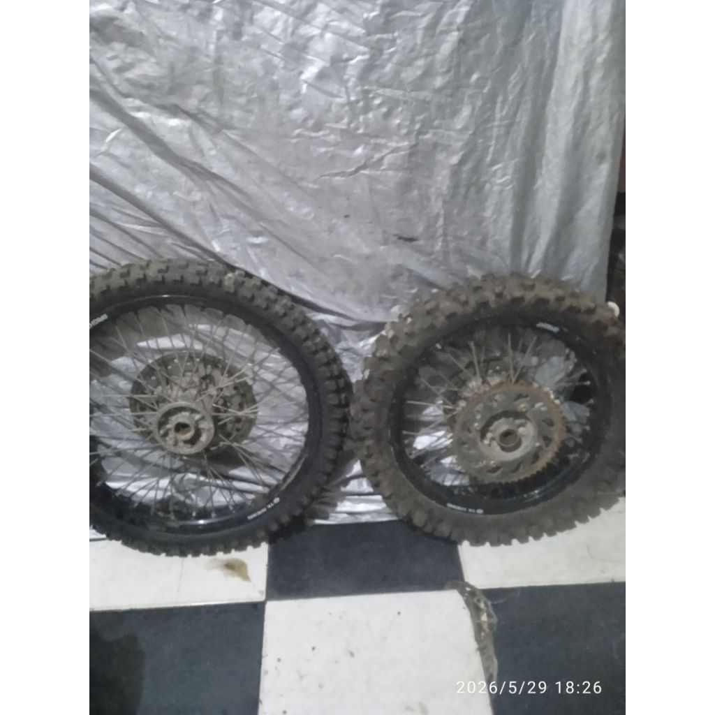 Velg KLX ring 19-16 original full set