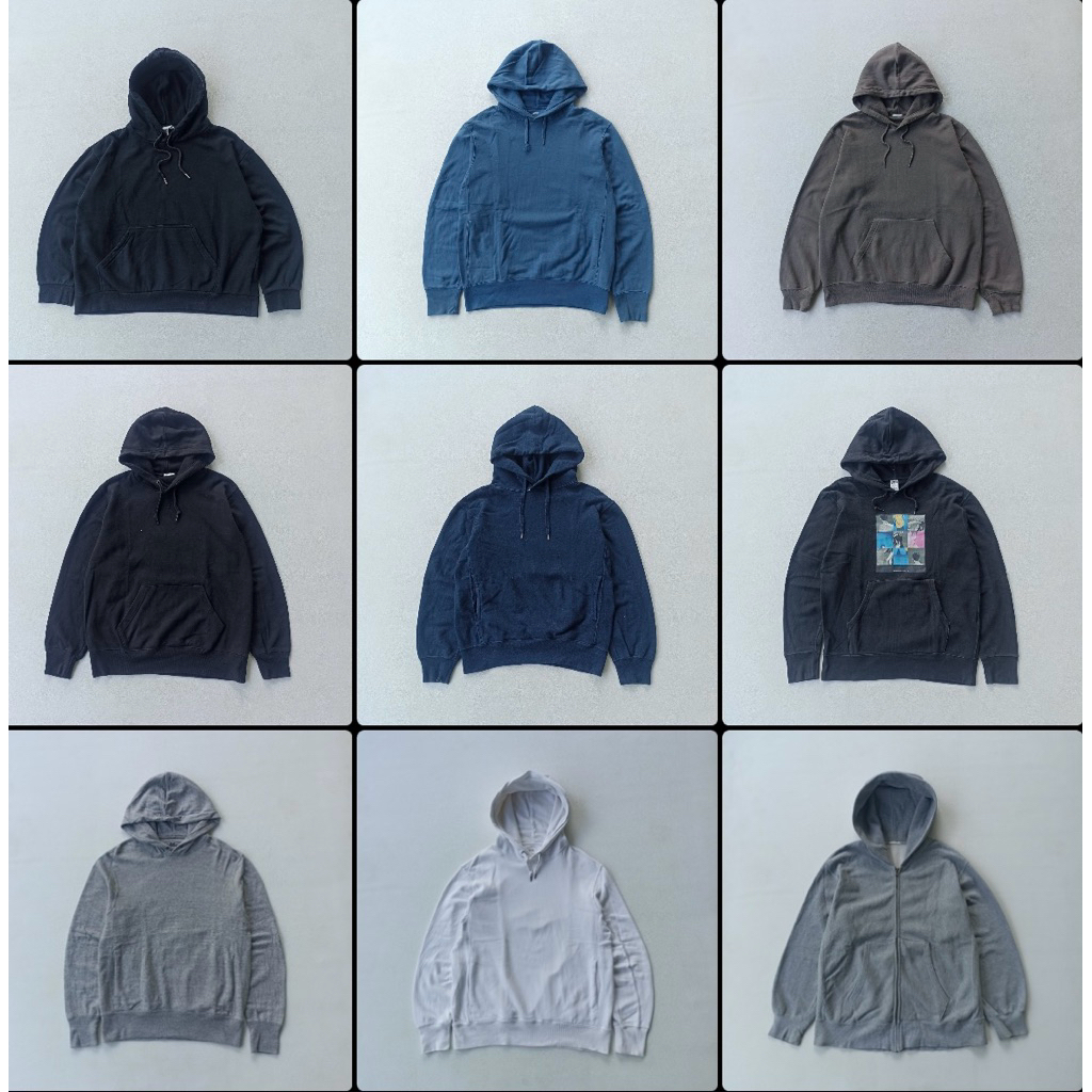 CN/ZIP/HOODIE BASIC POLOS UNIQLO VOL 3