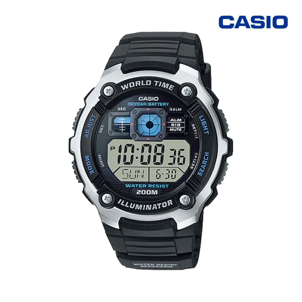 Jam Tangan Pria CASIO AE-2000W-1AVDF Digital 10 Year Battery