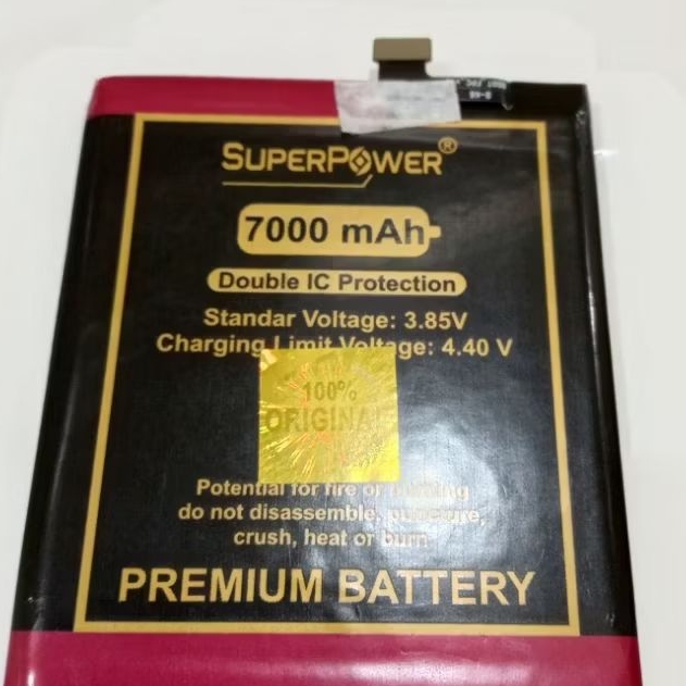 Battery BG2 V15  Batre Doubel Power 7000Mah 2iC  Baterai Vivo V15 B-G2 Protector Batu Batrai Handpho