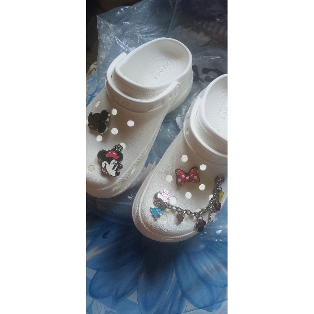 CROCS BAE CLOG SIZE W7 WHITE ORIGINAL CROCS 100%