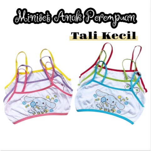 12 / 6/ 3 PCS Bra Bh Mini set Miniset Perempuan Cewek anak remaja murah BERRY All size / Miniset Rem