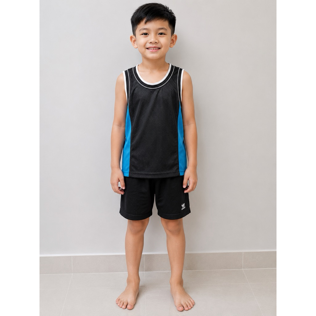 Singlet Jaring Anak / Baju Singlet Anak / Baju Jaring Anak / Baju Olahraga Anak