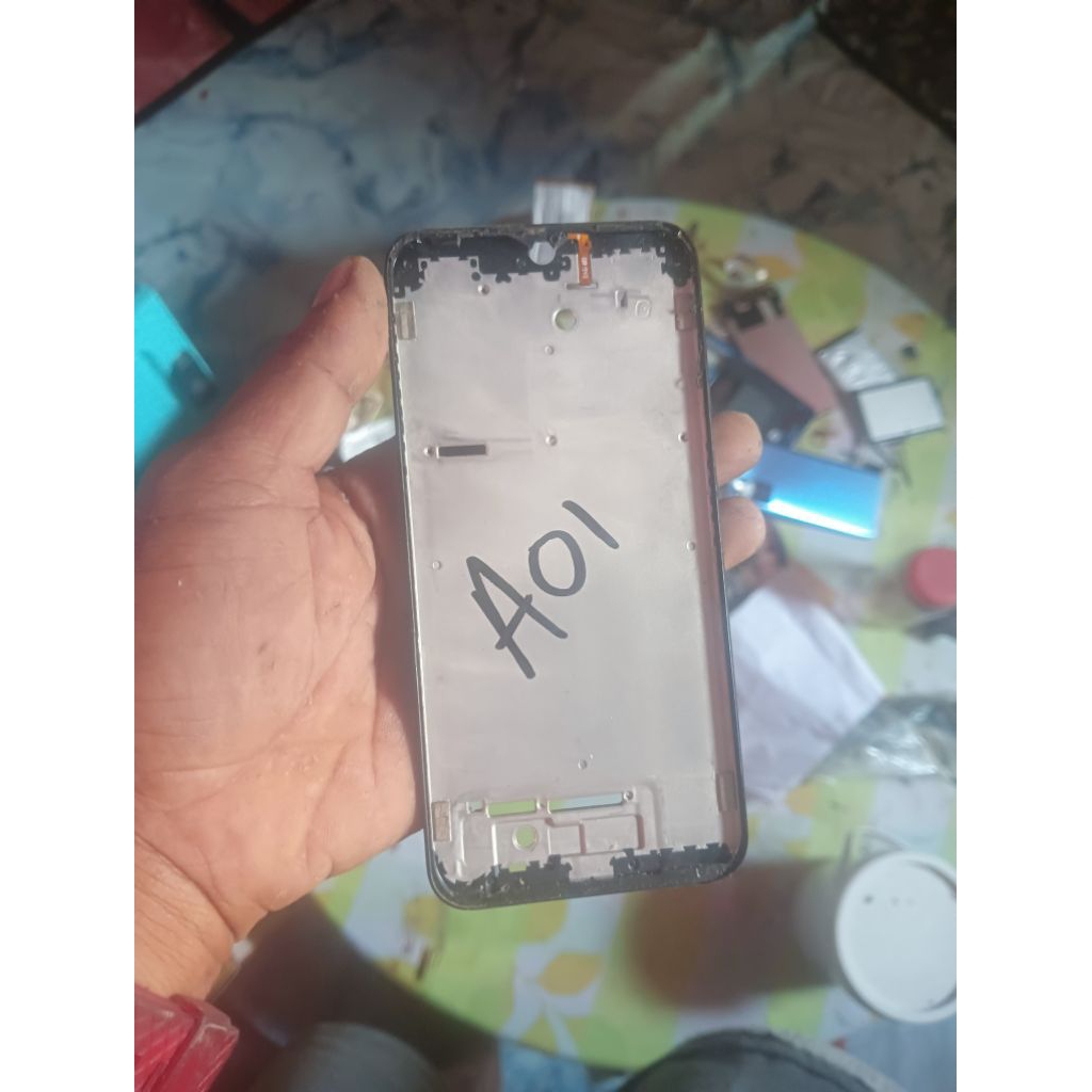 Frame/Tatakan Lcd Samsung A01 Copotan