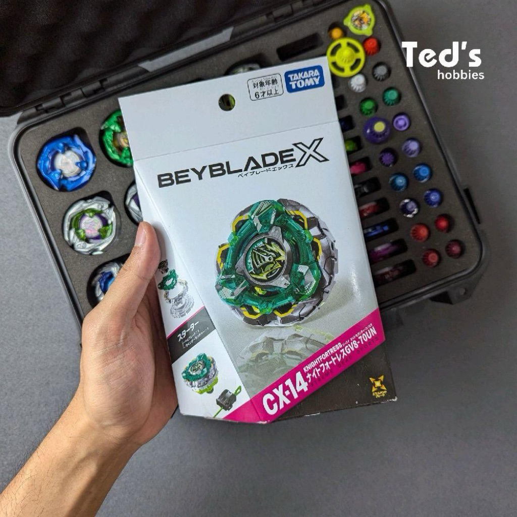 Beyblade X CX-14 Knight Fortress GV8-70 Under Needle Japan