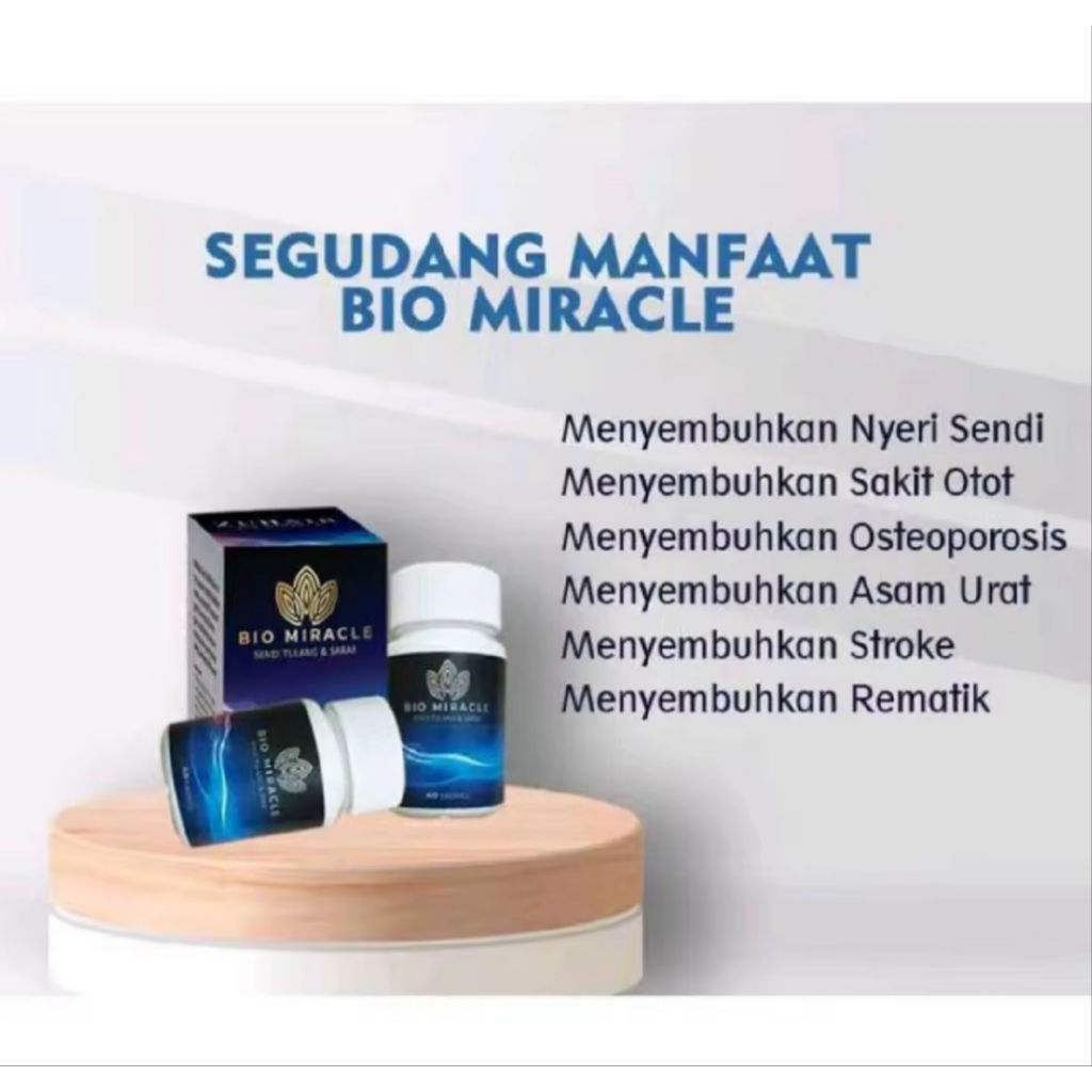 [DIJAMIN 100% ASLI] Bio Miracle Zeelora Original Solusi Masalah Sendi dan Tulang Biomirac Bio Mirac 