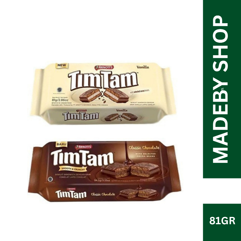 Tim Tam Tim Tam 81 Gr All Varian Snack Makanan Ringan Jajanan Cemilan Camilan Pedas Asin Gurih Manis