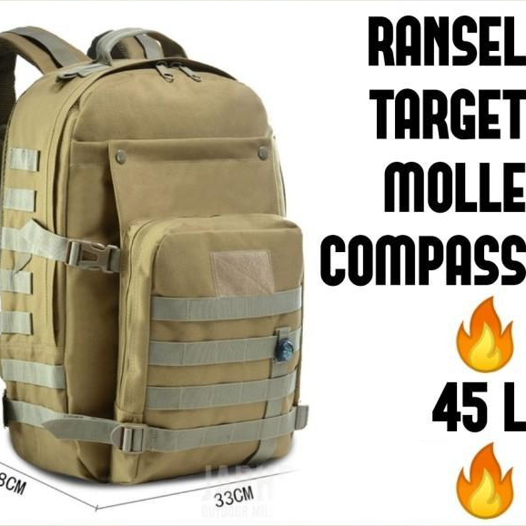 Tas Ransel Tactical Compass Import Silver Knight Original - Abstrack