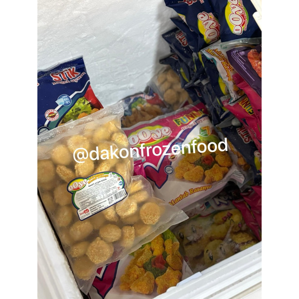Ooye Nugget Koin/Funny/Stik (250g/500g/1kg)