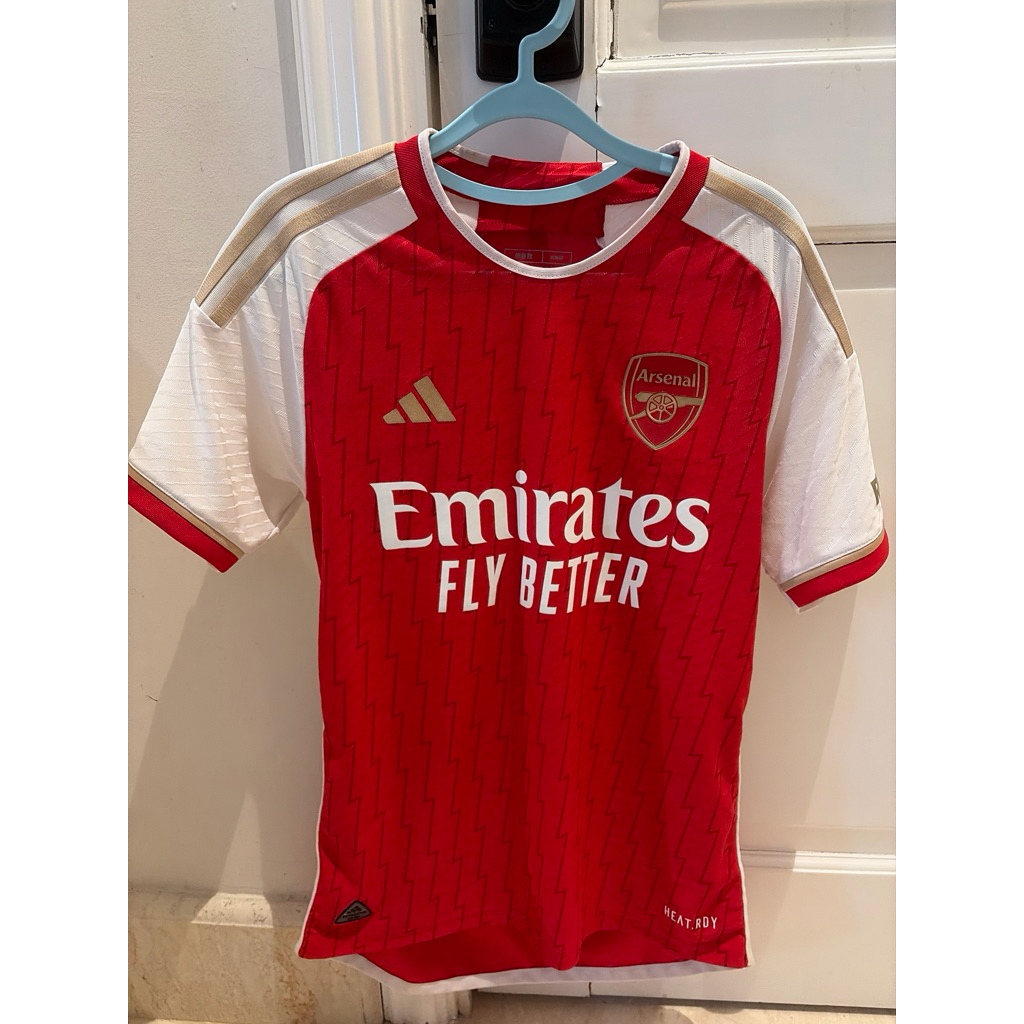 Jersey PLAYER ISSUE Home Arsenal musim 2023/24, SIZE S