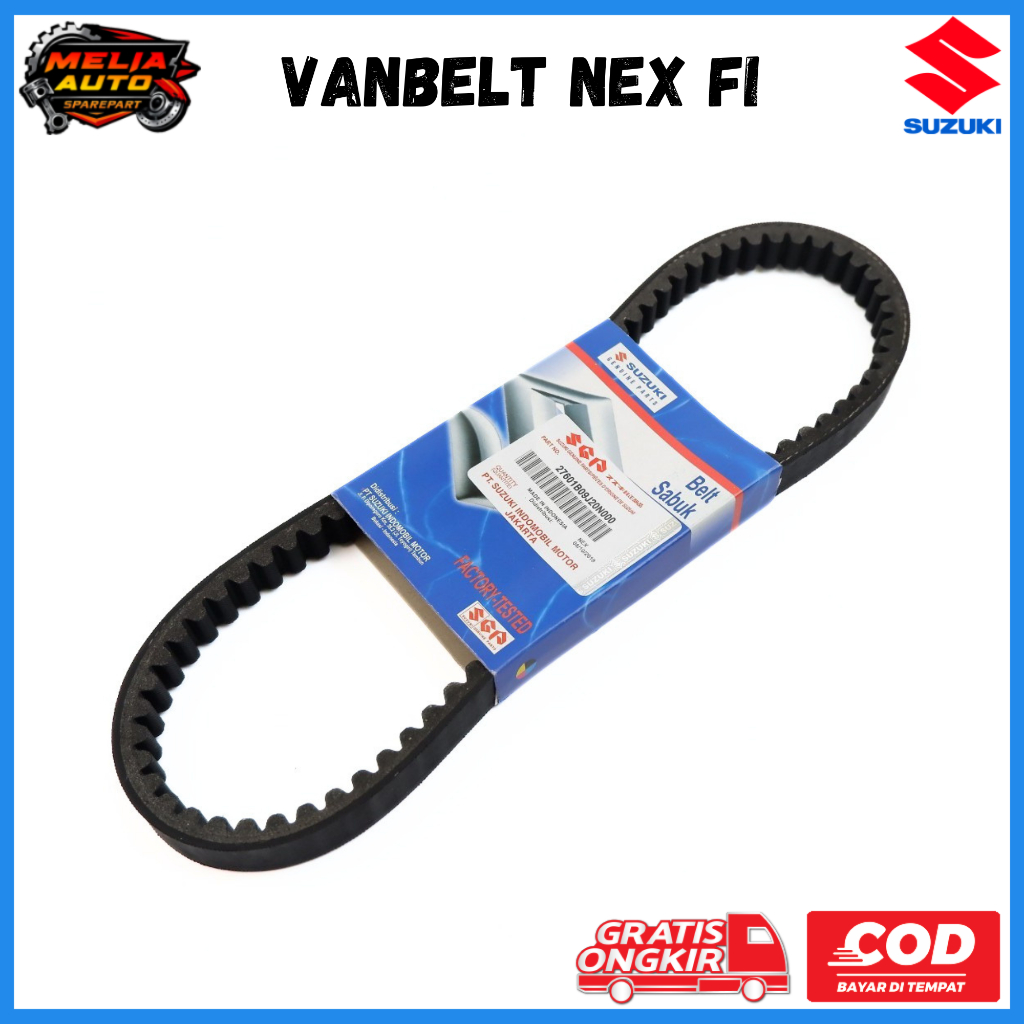 V Belt Vanbelt Suzuki NEX CVT Motor Matic NEX FI Sparepart Berkualitas Premium