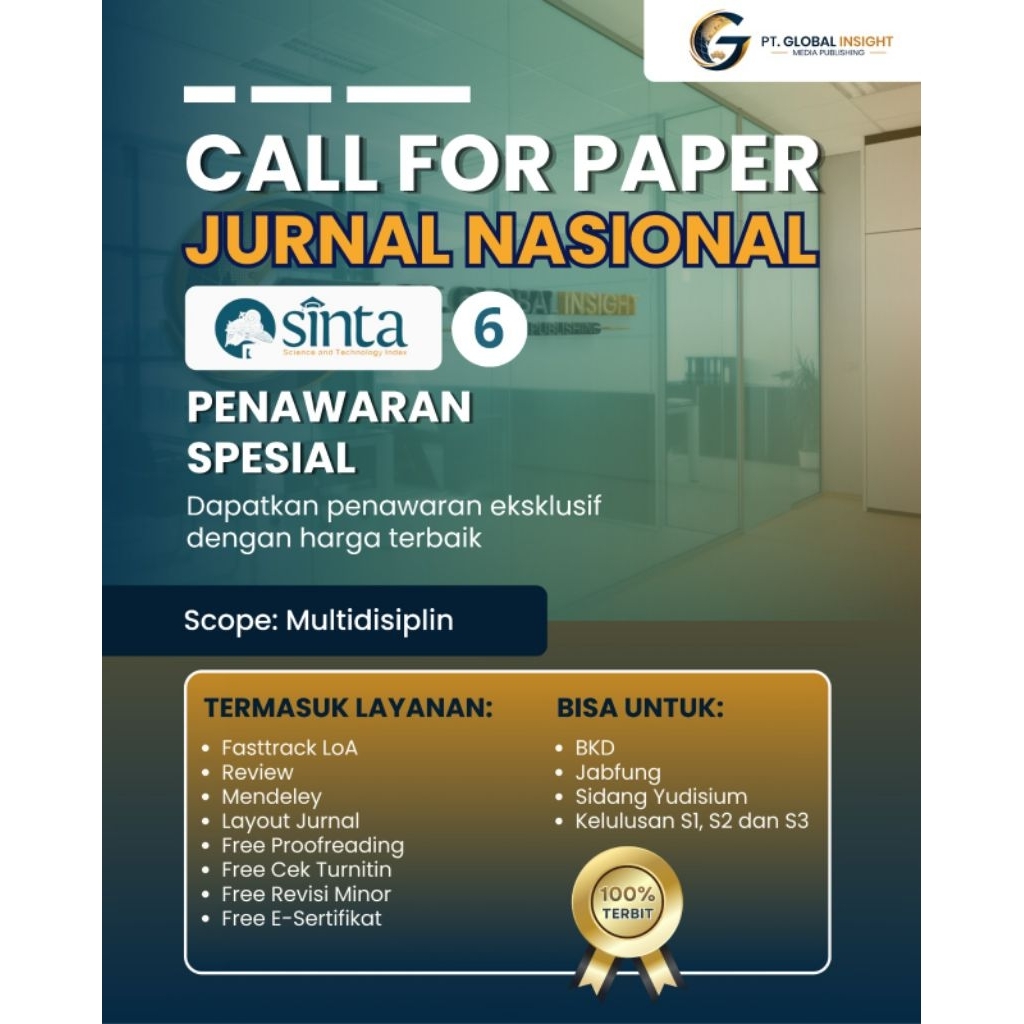 Publikasi Jurnal Nasional Sinta 6