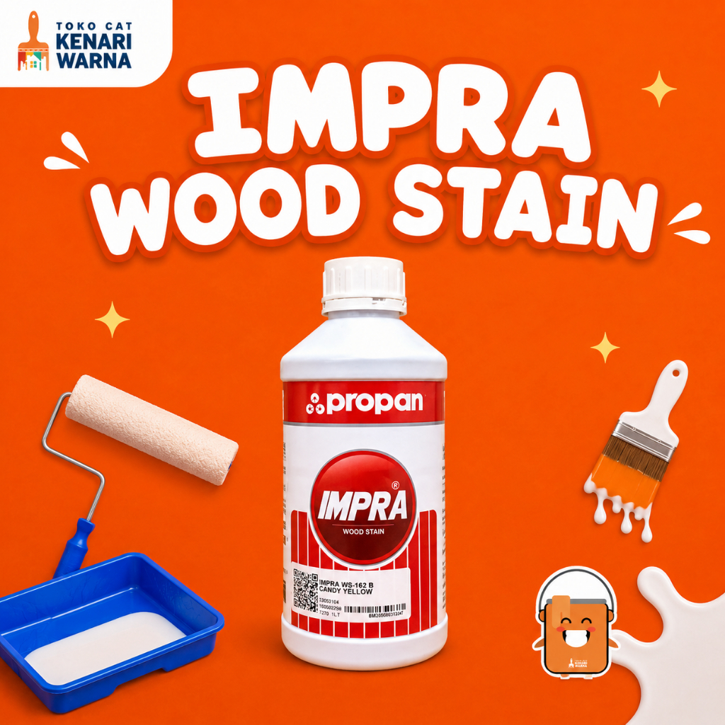 CAT KAYU PROPAN IMPRA WOOD STAIN 162 B 1L