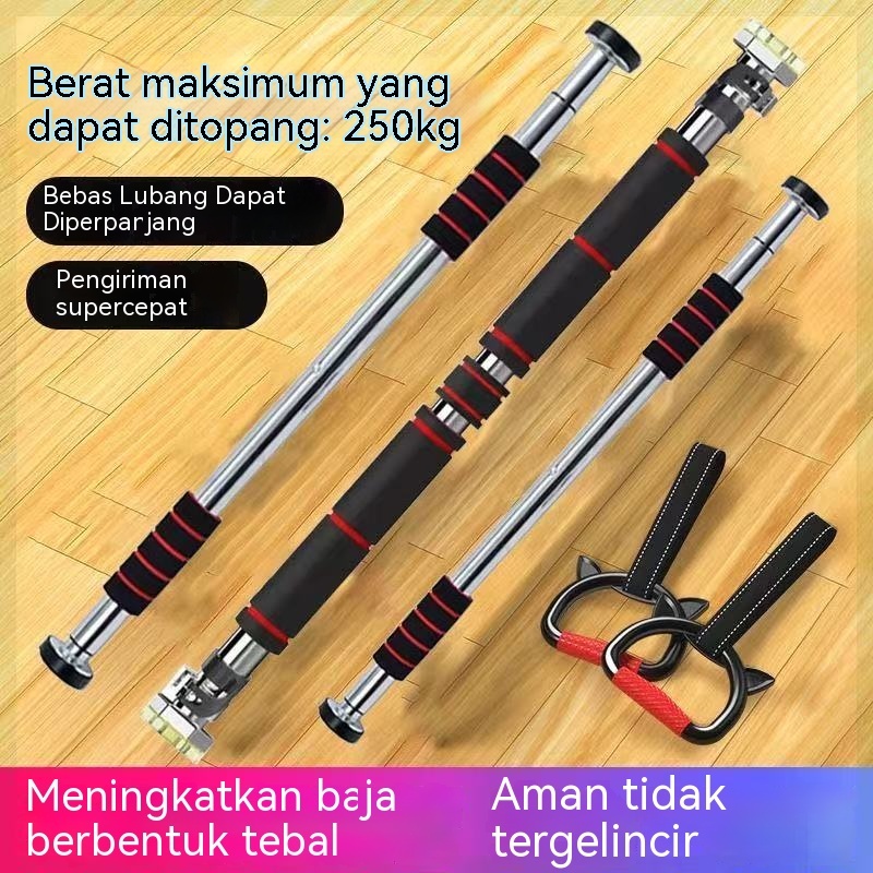 COD Tiang Tarik Pull Up Bar 60-100cm Adjustable Beban 250kg Anti Slip
