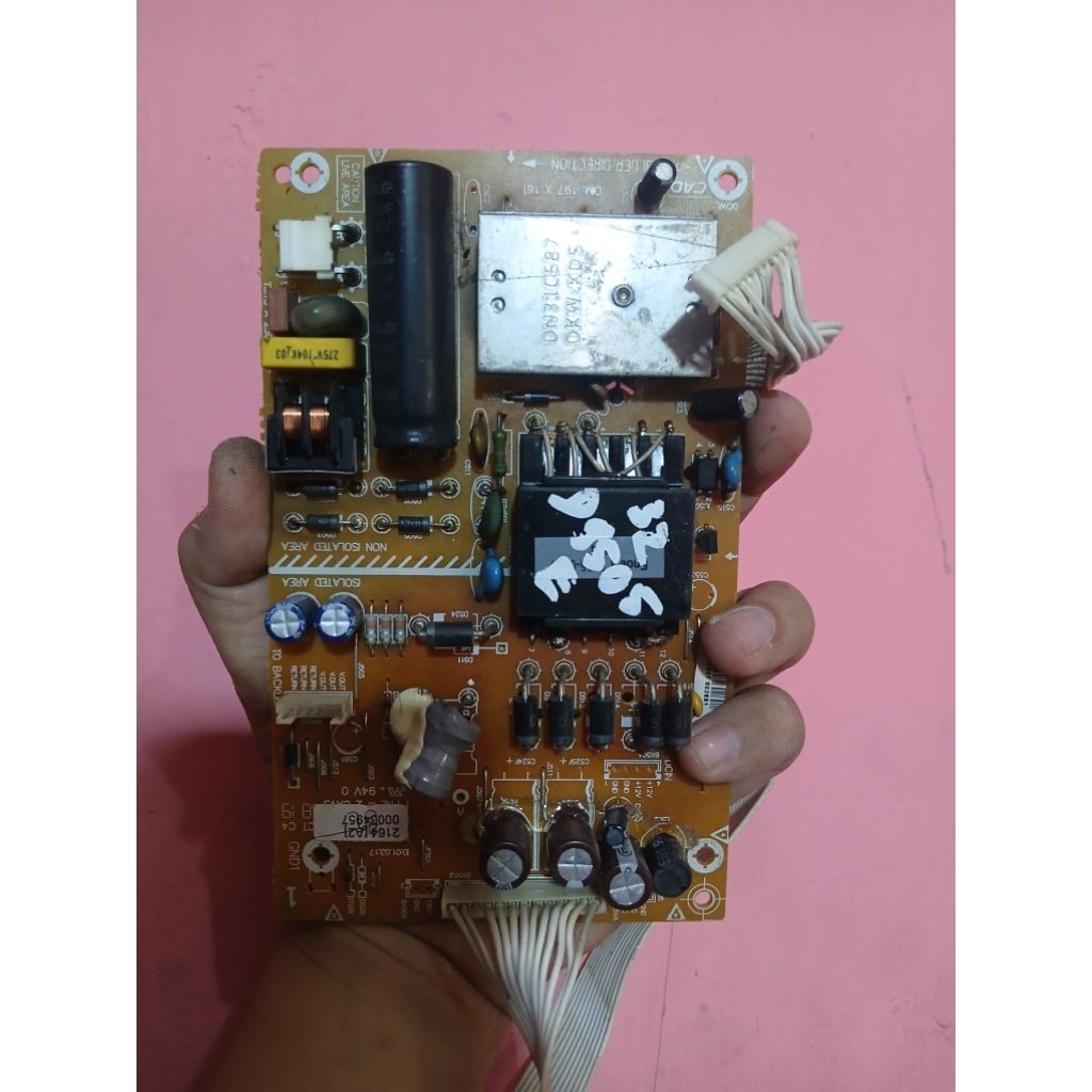Power Supply tv led polytron PLD32D9505 Power Supply tv led polytron 32 inch soket 1 kabel