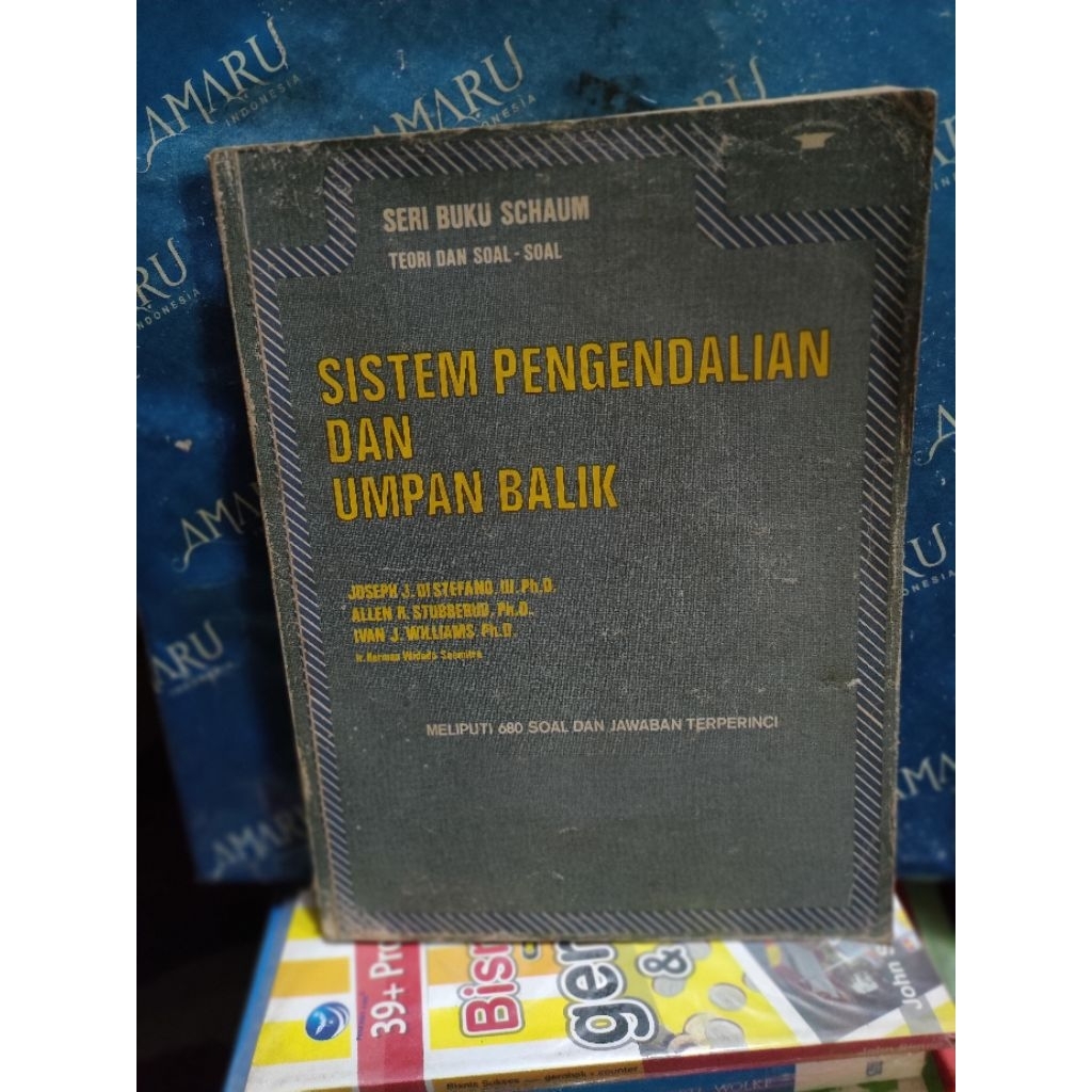 ORIGINAL BUKU BEKAS SISTEM PENGENDALIAN DAN UMPAN BALIK  SERI BUKU SCHAUM TEORI DAN SOAL-SOAL