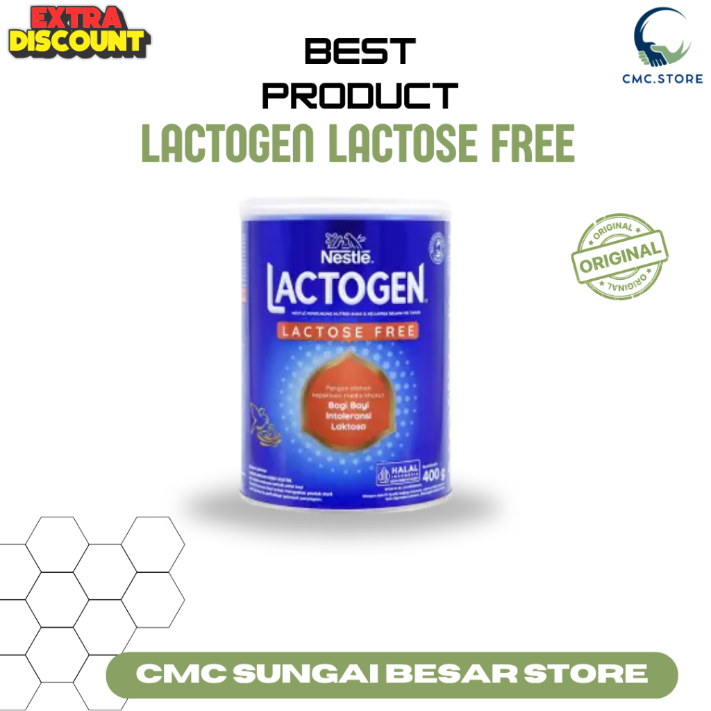 Lactogen Lactose Free 400 gr - Susu Formula Bebas Laktosa