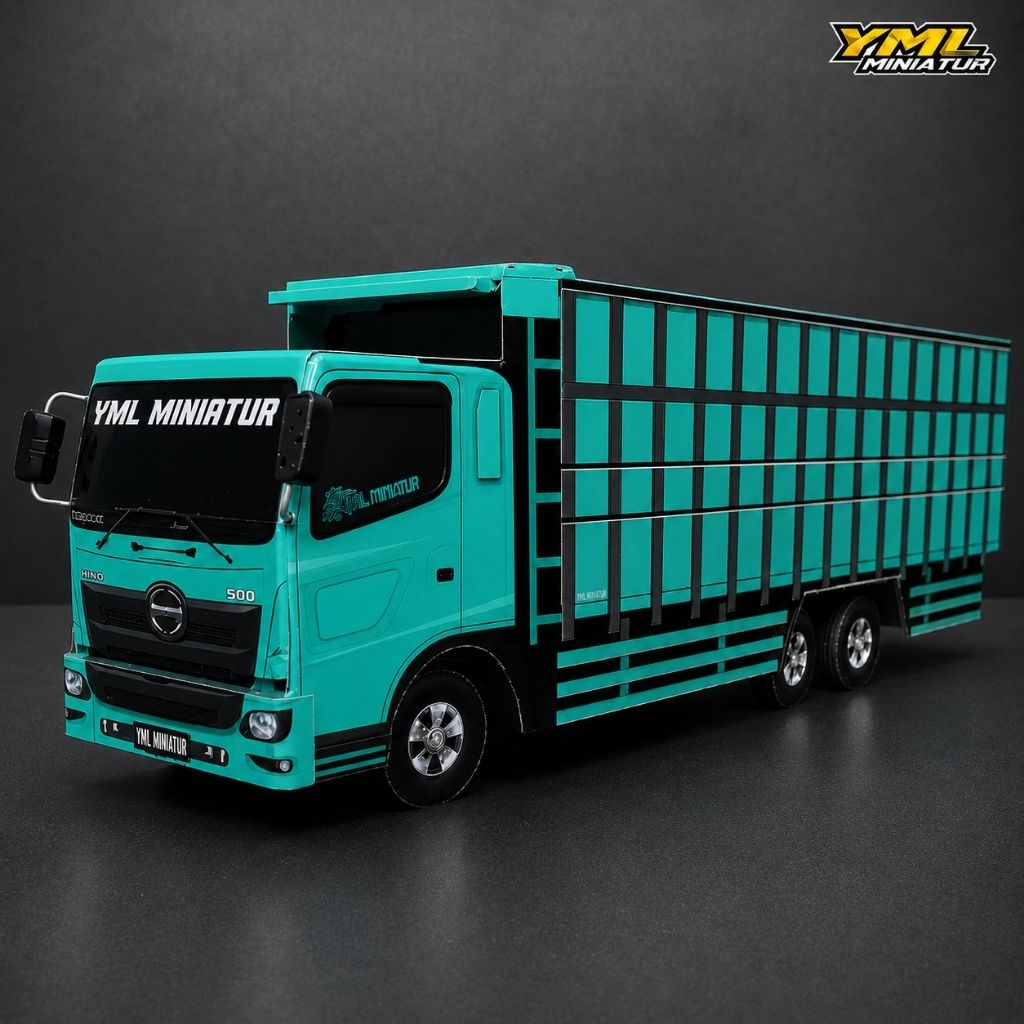 miniatur truk tronton Hino non lampu