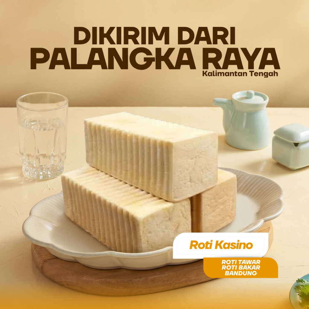 Roti Kasino Roti Bakar Bandung Tawar
