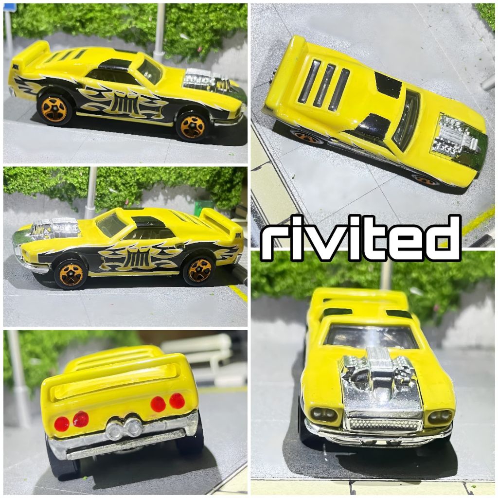 Diecast Hot Wheels RIVITED Acceleracers CUSTOM - scale 64 - pajangan display